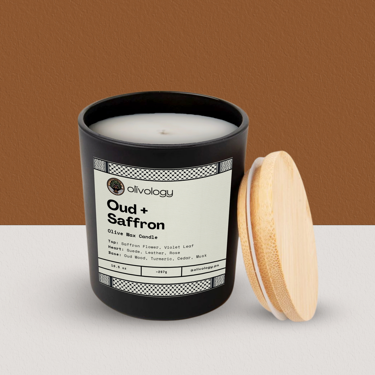 Oud + Saffron — Candle