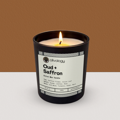 Oud + Saffron — Candle