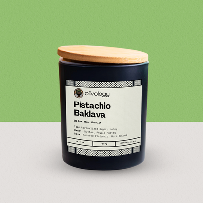 Pistachio Baklava — Candle