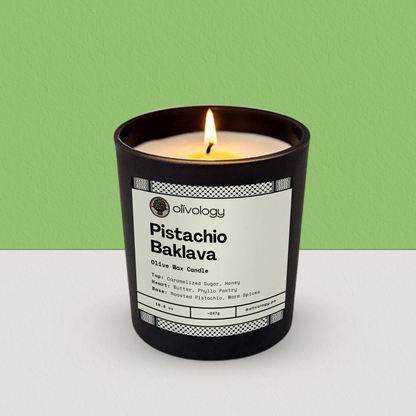 Pistachio Baklava — Candle