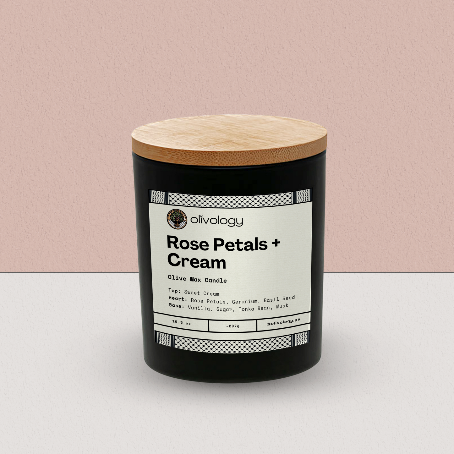 Rose Petals + Cream — Candle