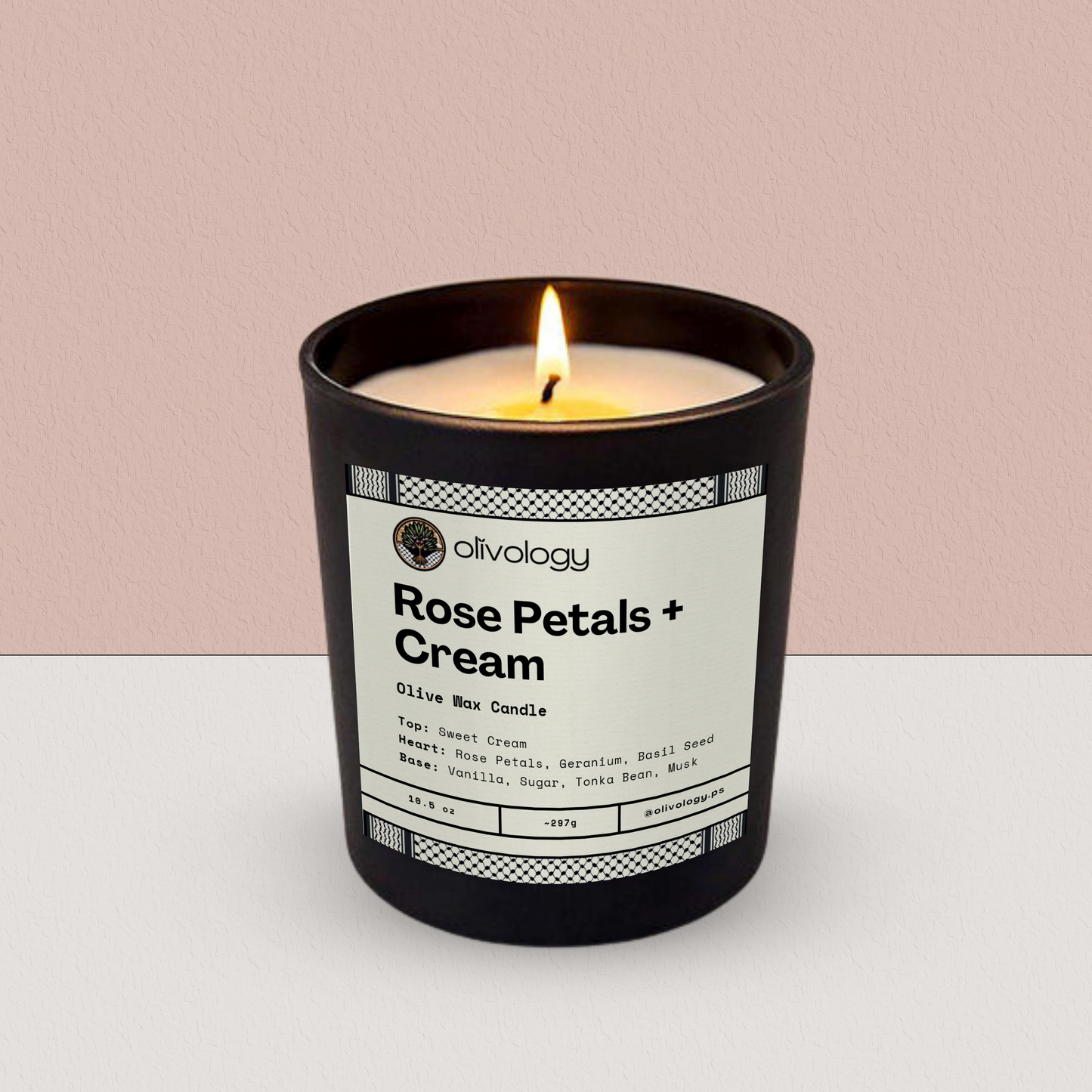 Rose Petals + Cream — Candle