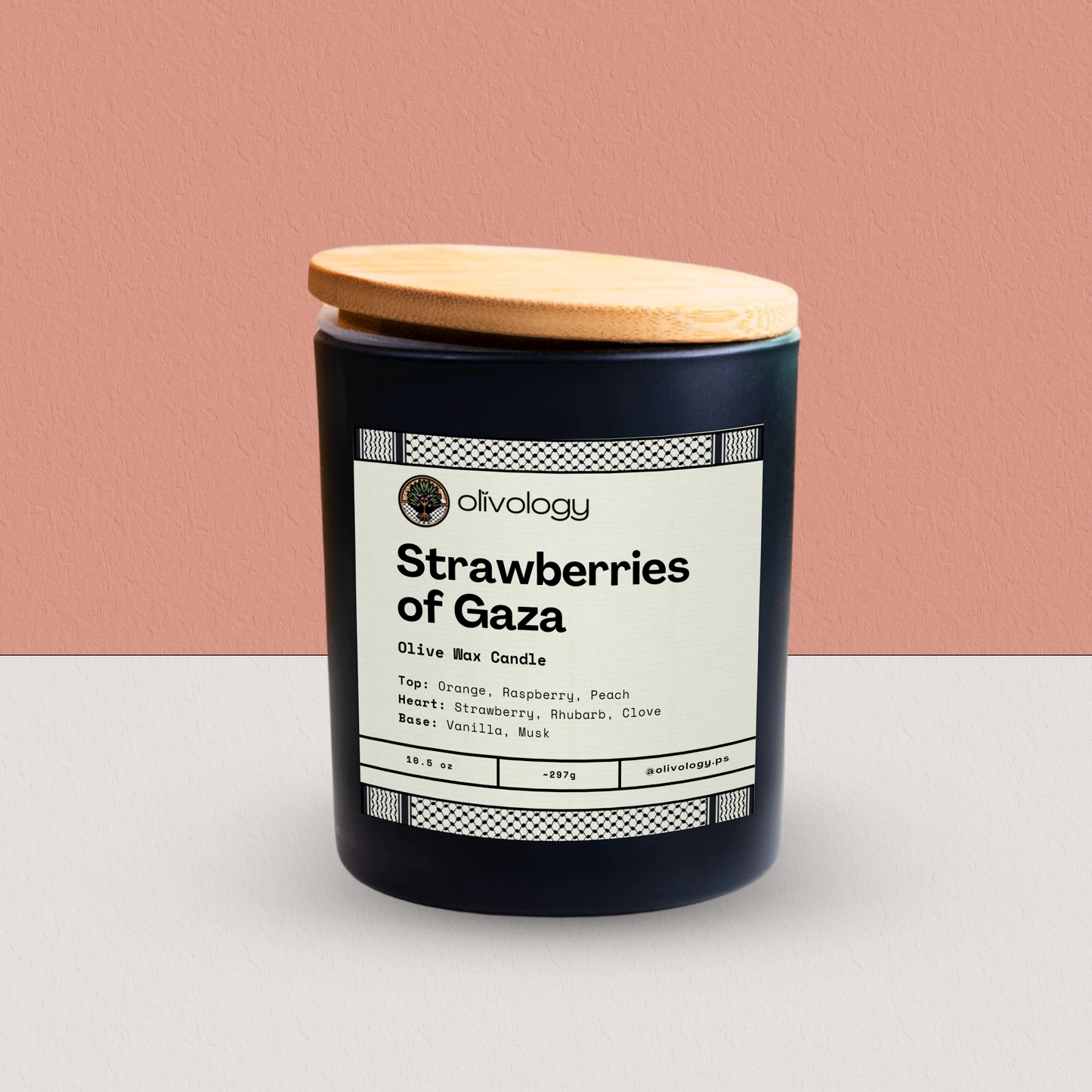 Strawberries of Gaza — Candle