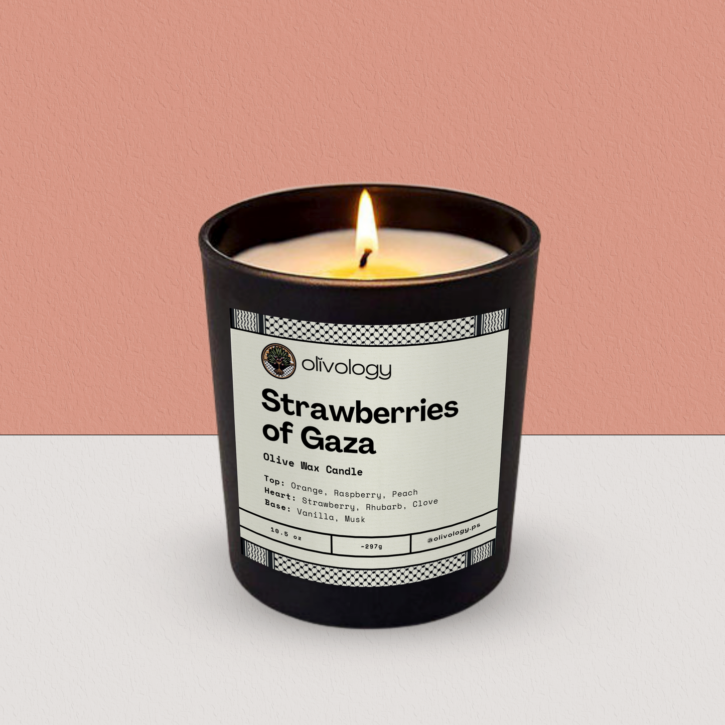 Strawberries of Gaza — Candle